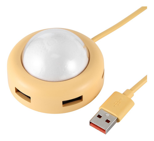 Imagen 1 de 6 de Usb Hub Splitter Adaptador 4 Puertos Multi-función Led Luz T