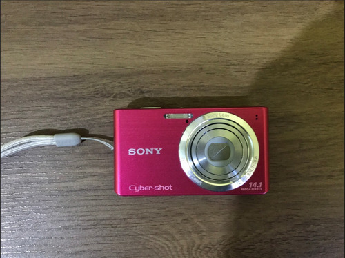 Câmera Digital Sony Cyber-shot Modelo Dsc-w350 Rosa Completa