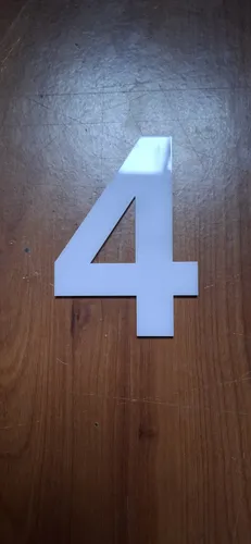 comprar Número De Acrilico Relieve