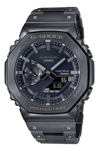 Reloj Casio G-shock Gm-b2100bd-1a Original E-watch Color de la correa Acero Color del bisel Negro Color del fondo Negro