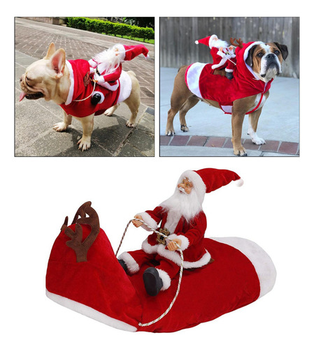 Traje De Reno De Navidad Para Mascotas Abrigo De Perro De