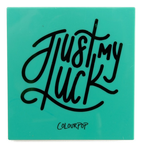 Colourpop Just My Luck Paleta De Sombras Verdes Original Verde