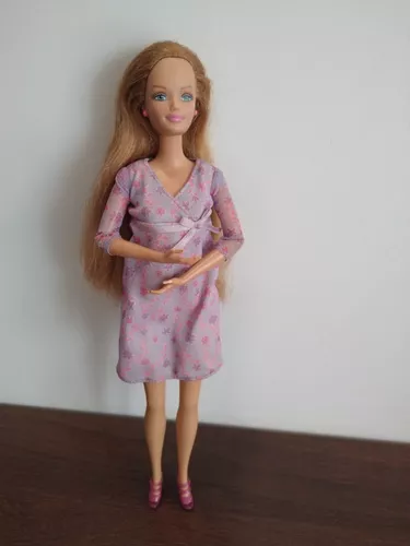 Boneca Barbie Grávida Midge Baby Família Feliz Vintage Top