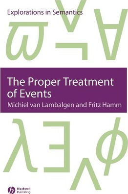 Libro The Proper Treatment Of Events - Michiel Van Lambal...