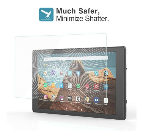 Protector De Pantalla Vidrio Templado Tablet 10.1 Fire Hd 10