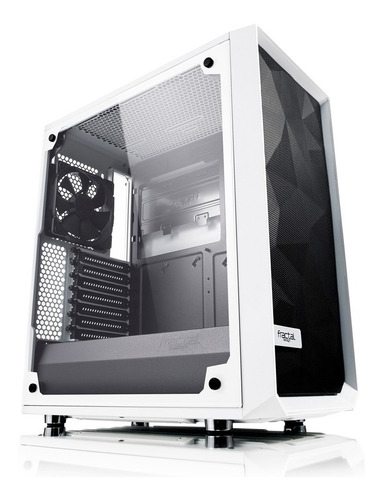 Gabinete Fractal Design Meshify C Tg Blanco Vidrio Templado!