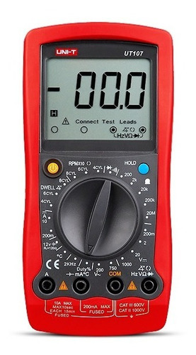 Uni-t Multimetro Tester Automotriz Automotor Ut107 Rpm
