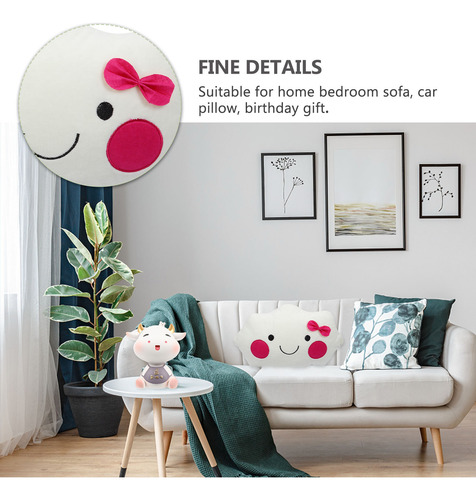 Almohada De Peluche Con Forma De Nube De Peluche Con Dibujos