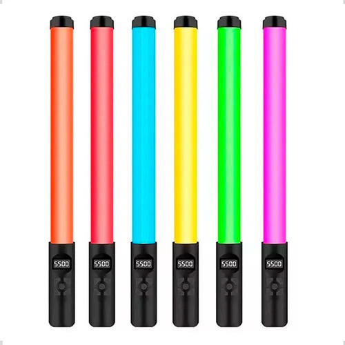 Barra de iluminación LED con barra de iluminación para fotos y vídeo con mando a distancia
