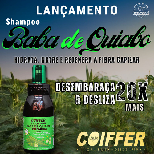 Shampoo Baba De Quiabo Coiffer (250ml)