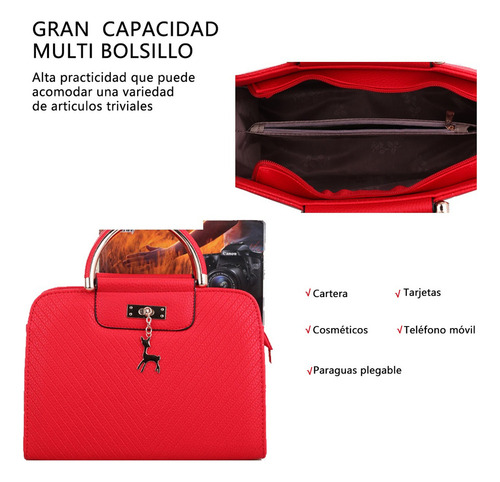 Xing Ninzi® Bolso De Mano Para Laptop Elegante Para Mujer