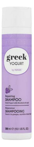 Shampoo Reparador Hask Greek Yogurt Blueberry & Acai, 10.1 F