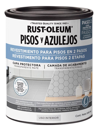 Revestimiento Para Pisos Y Azulejos Paso 2 Capa Protectora U