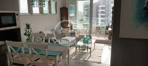Departamento En Venta De 1 Dorm. En Concón, Con Vista Al Mar