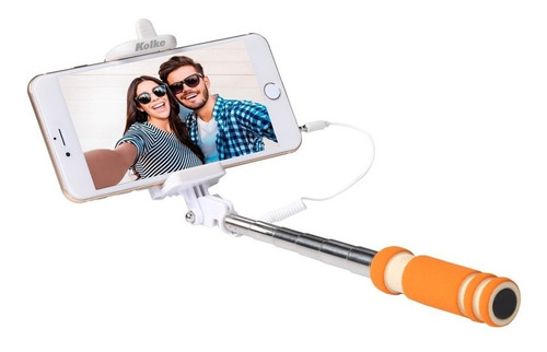 Monopod Selfie Stick Kolke Kve-074 Naranja Districomp