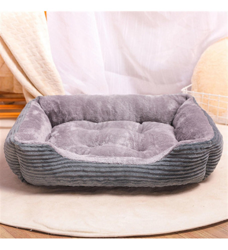 Cama Para Mascotas Rectángulo De Felpa Para Perros S