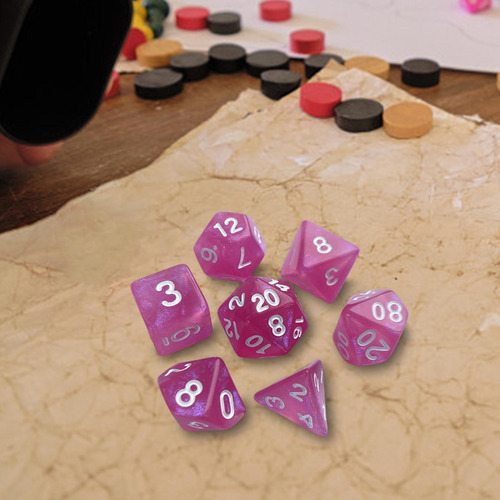 2 X 7 Piezas De Dados De Varios Lados D4-d20 Dados