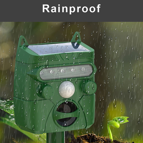 Y Repelente Solar Ultra Animal Com Sensor De Movimento E