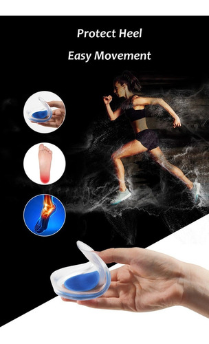 Imagem 5 de 9 de Calcanheira Em Gel Silicone Melhor Preço E Qualidade