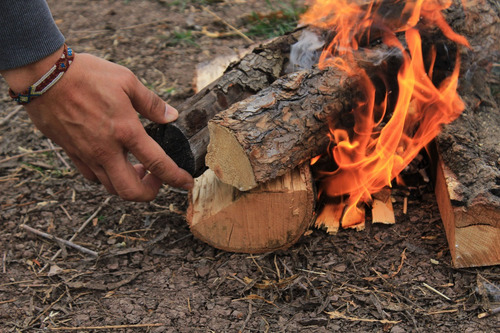 Imagen 4 de 10 de Ocote Iniciador De Fuego Premium Natura Leña Asador Fogata