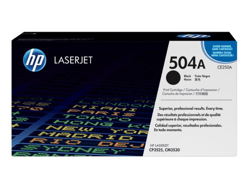Oferton Polvo Original Toner Hp 504 Ce250a 3525 3530