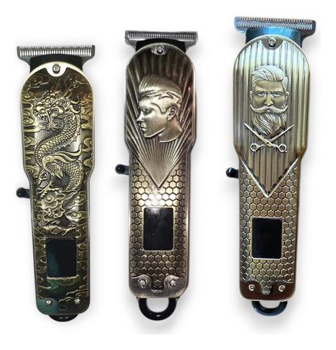 Máquina De Afeitar Usb Afeitadora Corta Barba Portátil Cuerp Color Dorado