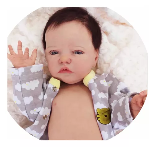 Bebe Reborn Atticus Menina Realista - Corpo Silicone