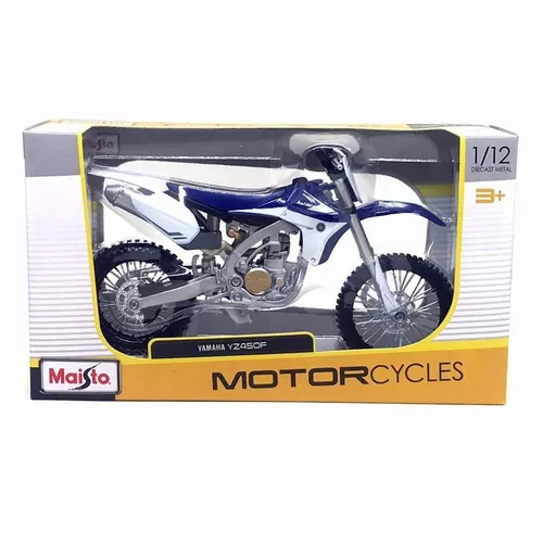 Miniatura de Moto da Yamaha YZ450F Escala 1:18 Maisto