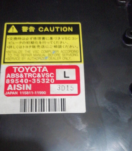Modulo De Abs Y Vsc Toyota 4runner 2003-2005 (Usado)