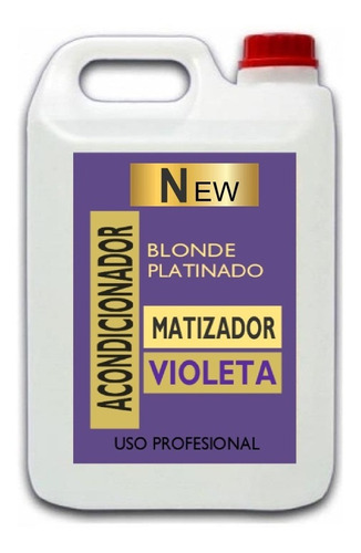 5 Litros Matizador Acondicionador Violeta Rubio Platinado