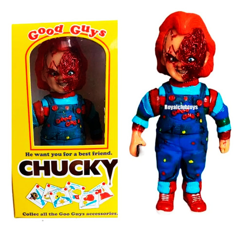 Muñeco Chucky Cara Quemada Child's Play Terror