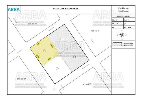 Imagen 6 de 6 de Venta De Casa Quinta Parcela Comercial San Vicente