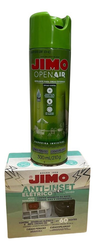 Kit Jimo: Aparelho Elétrico + Aerossol Repelente 300ml
