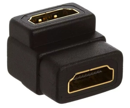 Cople Adaptador Hdmi A Hdmi 90 Grados Hembra Hembra Conector