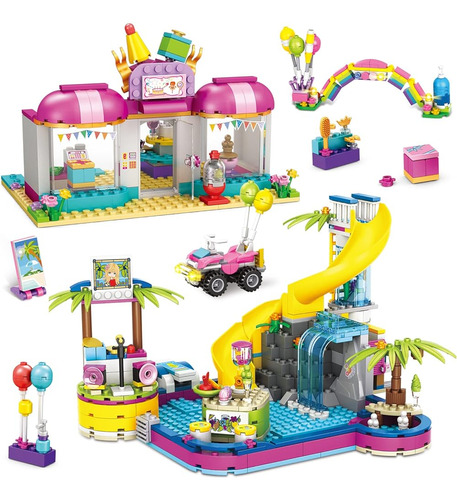 Friends House Building Set Para Niñas, Friendship Cake Shop 