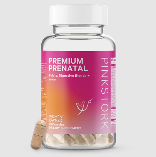 Pinkstork | Premium Prenatal | 60 Capsules