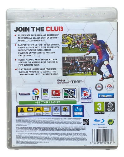 Fifa 13 Ps3 - Compatible Con Playstation Move - Disco Físico