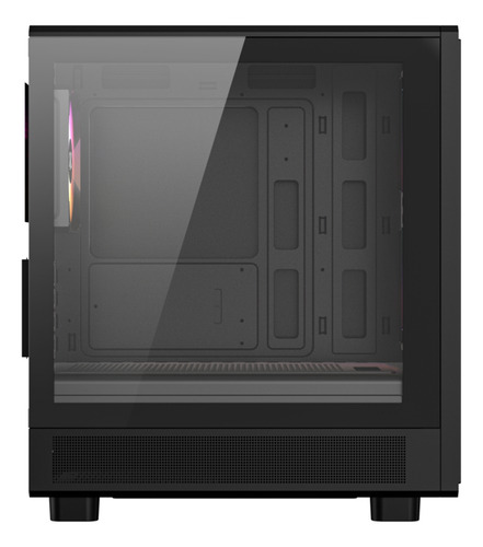 Gabinete Xyz Atom Black 3 Argb Fans Controller Mesh Usb C