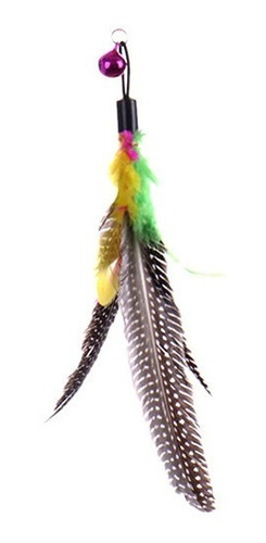 Imagen 4 de 4 de Varita Da Big Bird Feather - Divertido Juguete Para Gatos