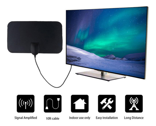 Amplificador De Señal De Antena De Tv Digital Hd Para Interi