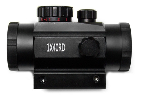 Imagen 3 de 10 de Mira Red Dot 1x40 Rojo Verde Rifles Aire Comprimido Co2 Pcp