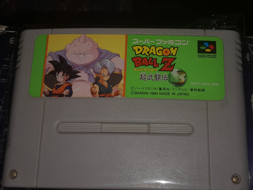 Juego Dragón Ball Z3 Super Famicom/nintendo (orig/jap) Imp (Usado)
