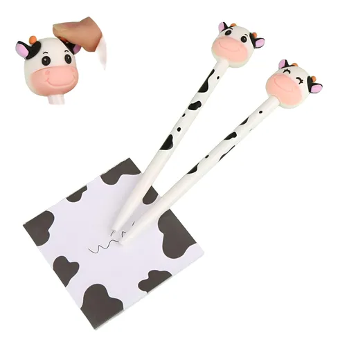 Lapicera Boligrafo Vaca Cow Kawaii Cute Vaquita