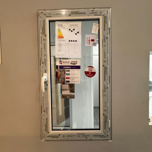 Ventana Dvh De Pvc Blanco De 45 X 60 Tipo Batiente