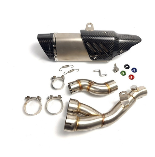 Escape Yamaha R6 Elim Catalizador Punta Embe Carbono Ex070