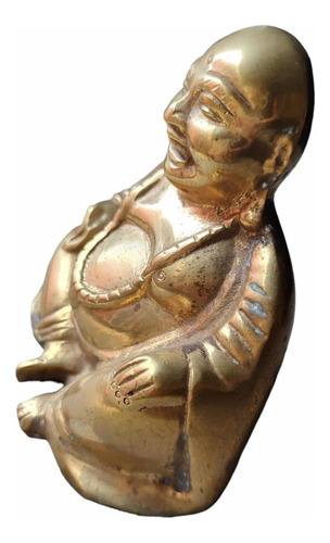 Buda Sentado De Bronce Decoración (Usado)