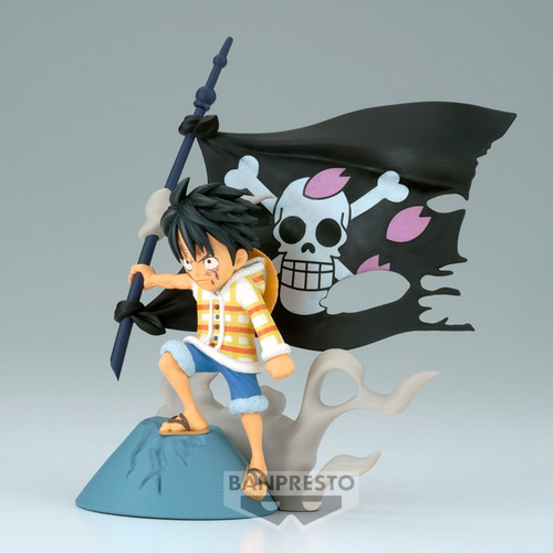 Banpresto One Piece Log Stories Luffy Statuette 4