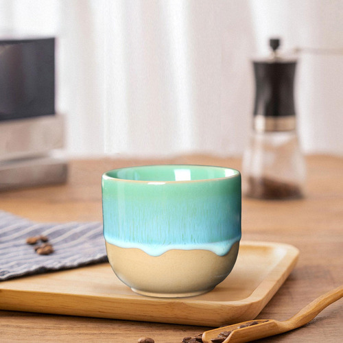 Cnn Tazas Té Cerámica, Taza Café Con Patrón Azul