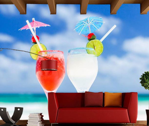 Palito Guarda Sol Chuva Enfeite Para Copo Drink Bebida -30un