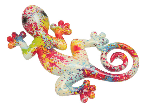 Decoración De Pared Con Forma De Gecko, Lagartija 3d, Pintad